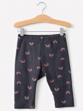 10/$15 Pekkle Navy Rainbow Print Leggings
